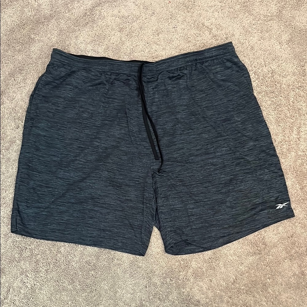 Size 4XL Reebok Men's Black/Gray  Athletic Shorts 🩳